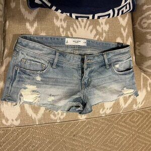 Gilly Hicks Sydney Sz 6 w28 Blue Jean Shorts Cut Offs Booty Shorts